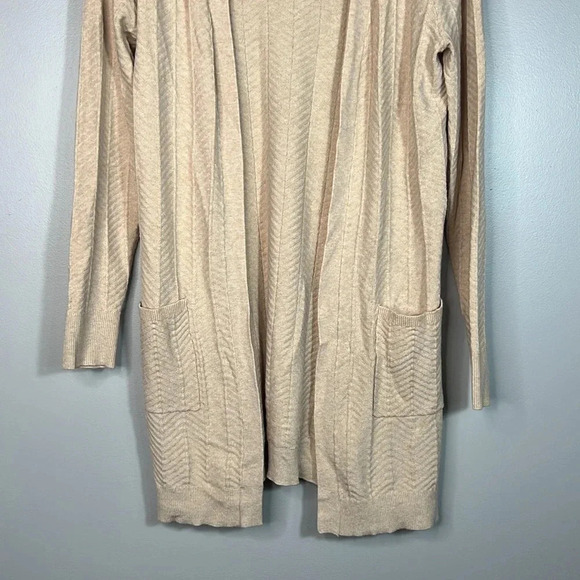 Love Ellie Cream Oversized Knit Soft Cardigan with Pockets - Small - EUC - Picture 3 of 8